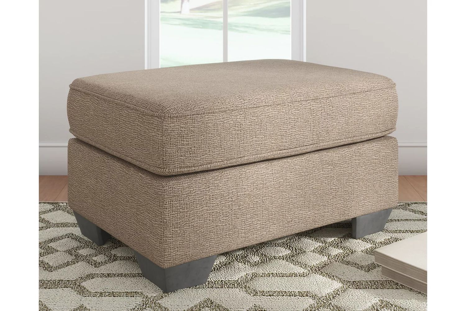 Greaves Ottoman In Driftwood 5510514