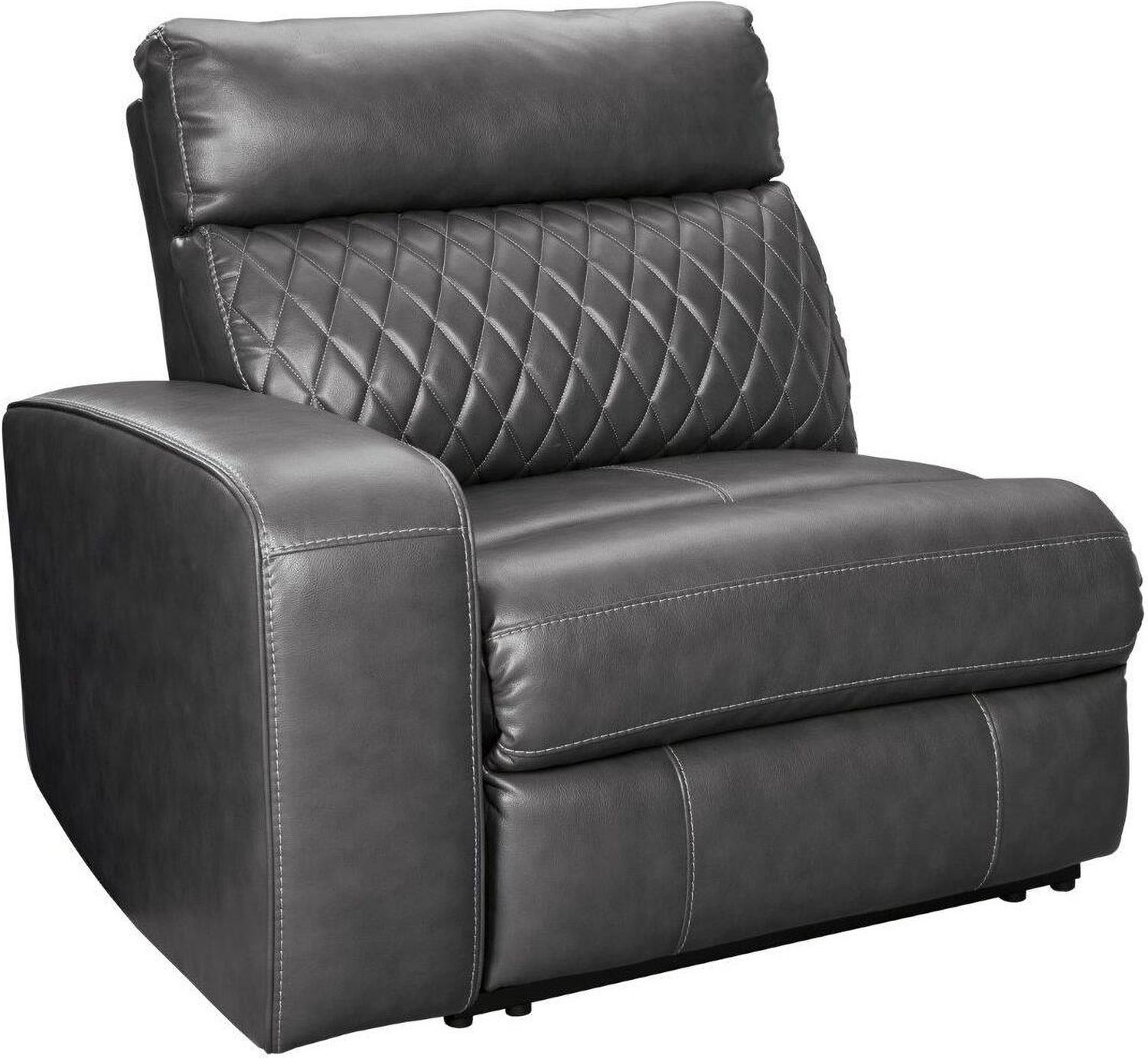 Samperstone 5-Piece Power Reclining Sectional In Gray 55203S1