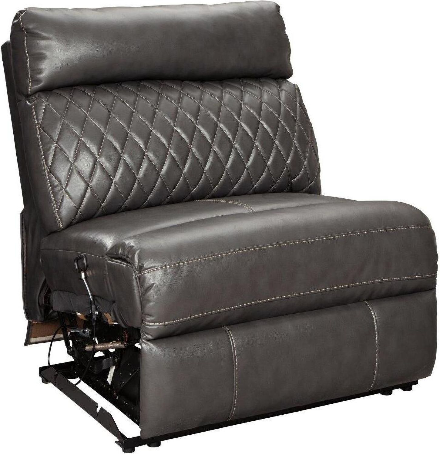 Samperstone 5-Piece Power Reclining Sectional In Gray 55203S1