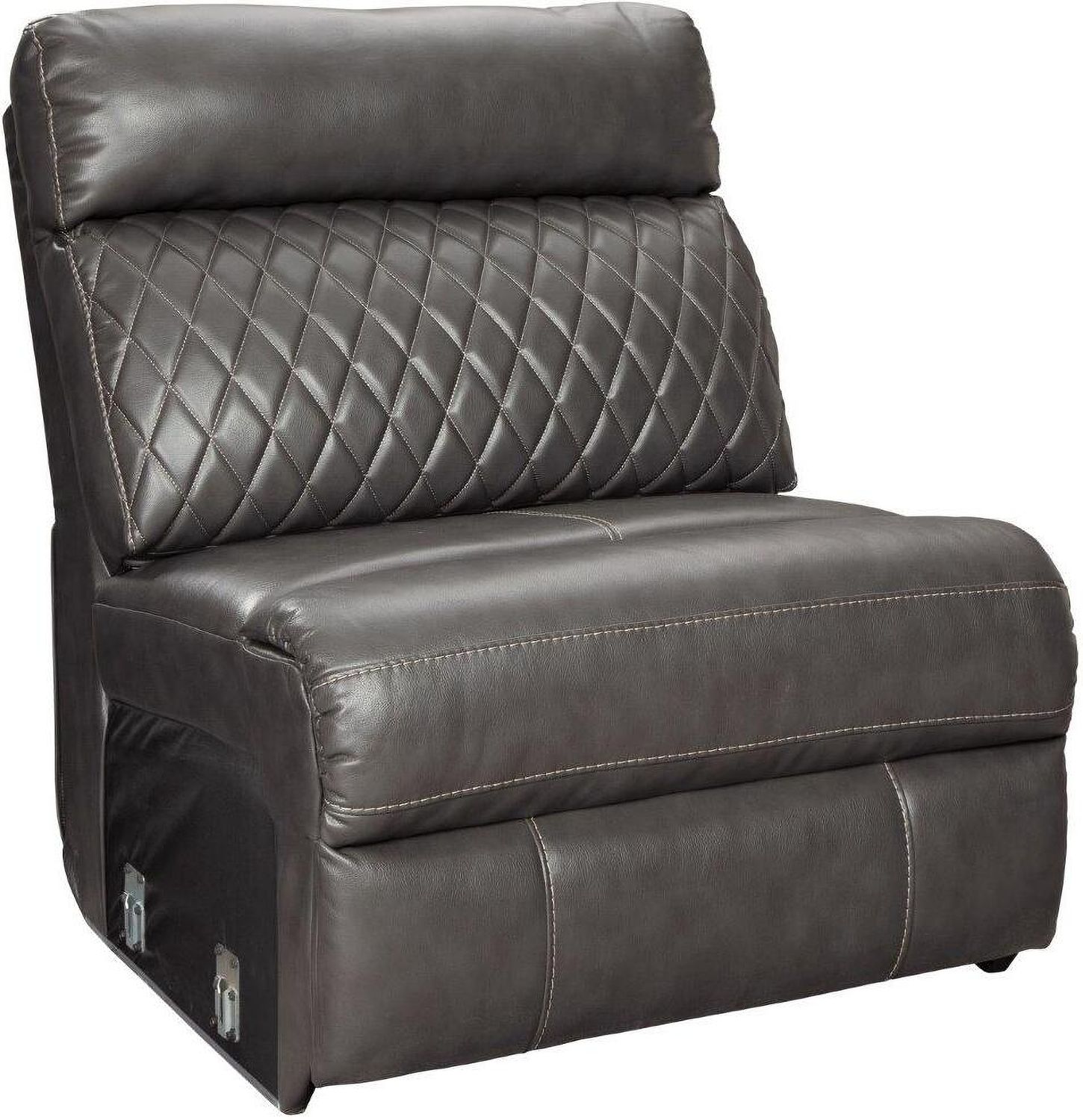 Samperstone 5-Piece Power Reclining Sectional In Gray 55203S1