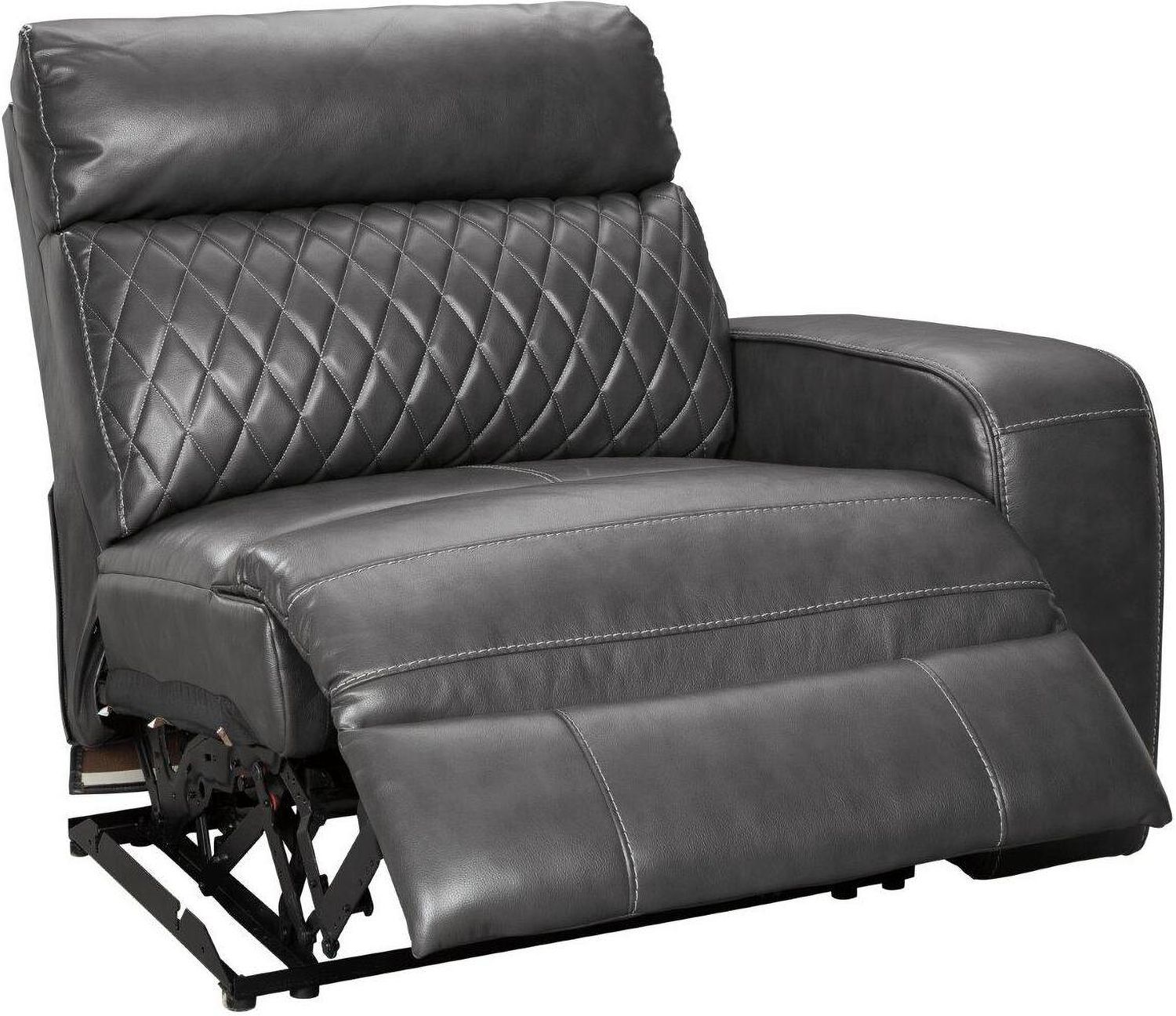 Samperstone 5-Piece Power Reclining Sectional In Gray 55203S1