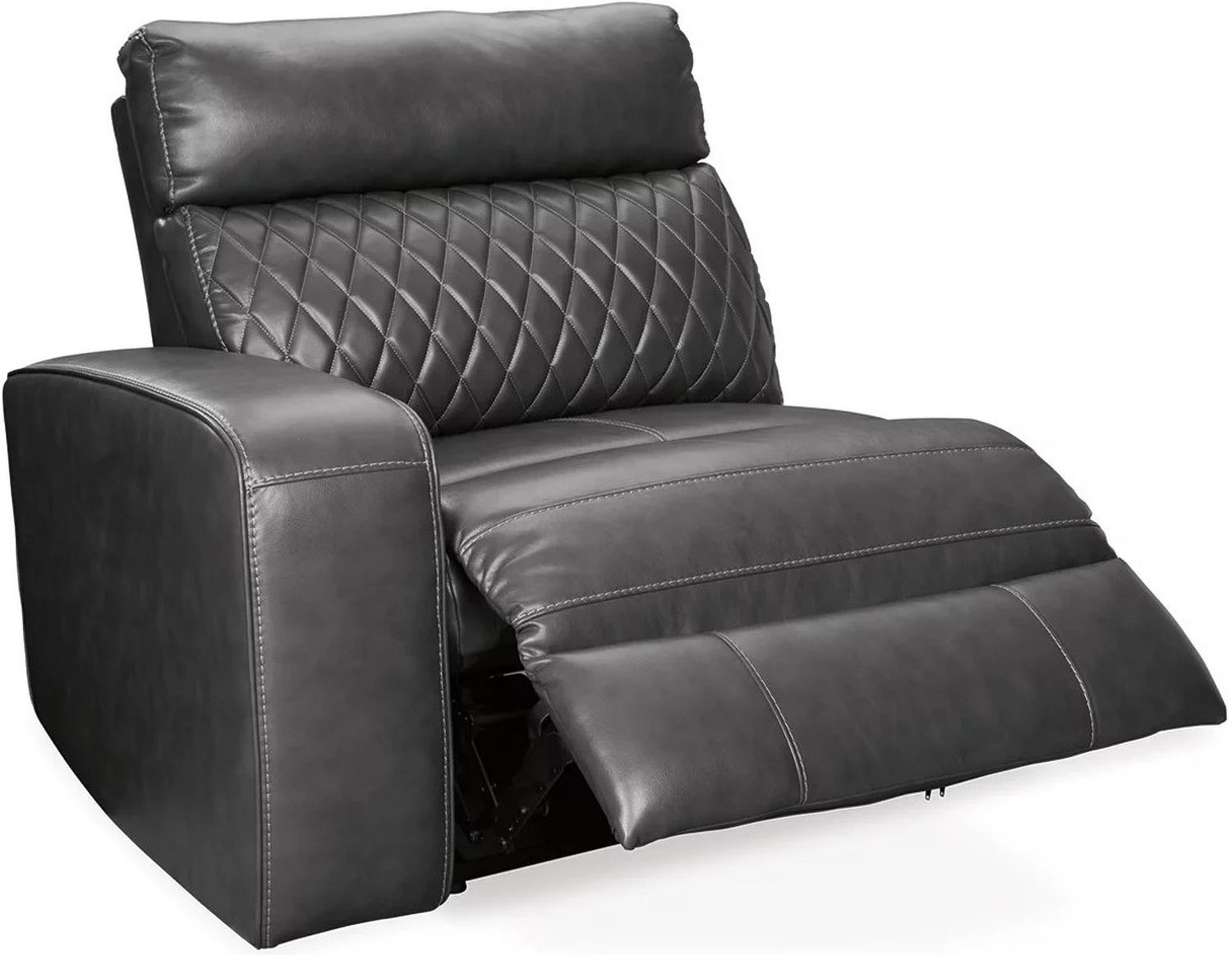 Samperstone 5-Piece Power Reclining Sectional In Gray 55203S1