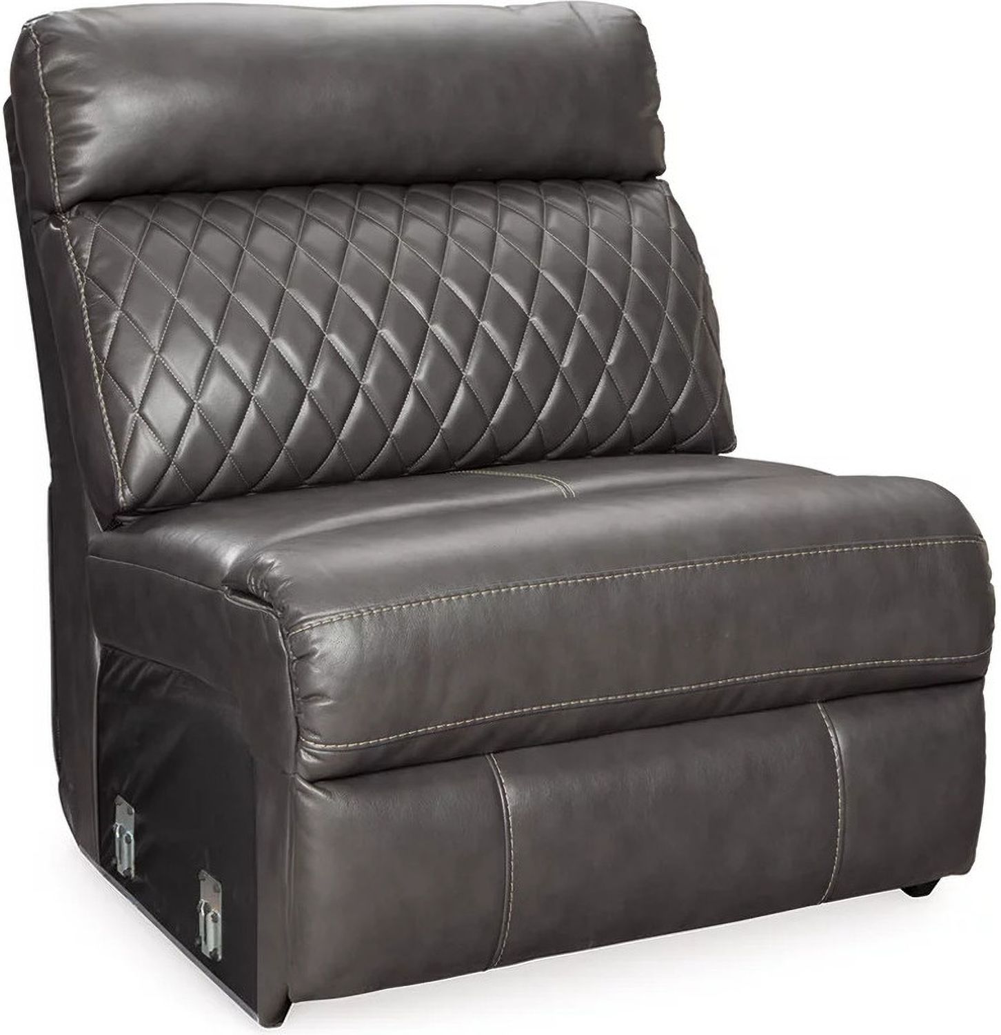 Samperstone 5-Piece Power Reclining Sectional In Gray 55203S1