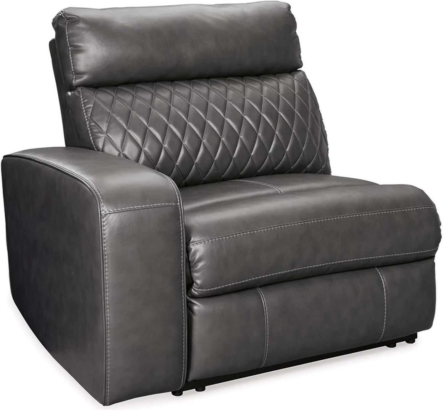 Samperstone 5-Piece Power Reclining Sectional In Gray 55203S1