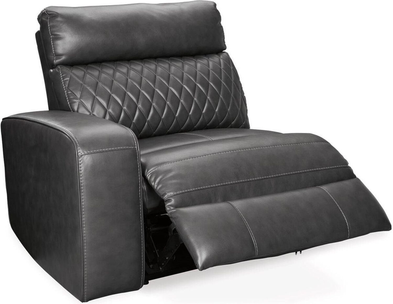 Samperstone 6-Piece Power Reclining Sectional In Gray 55203S2