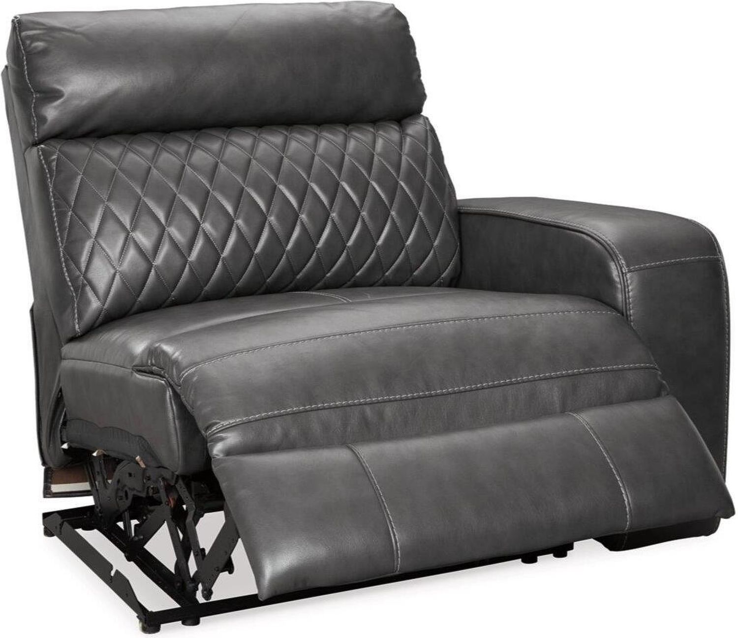Samperstone 6-Piece Power Reclining Sectional In Gray 55203S2