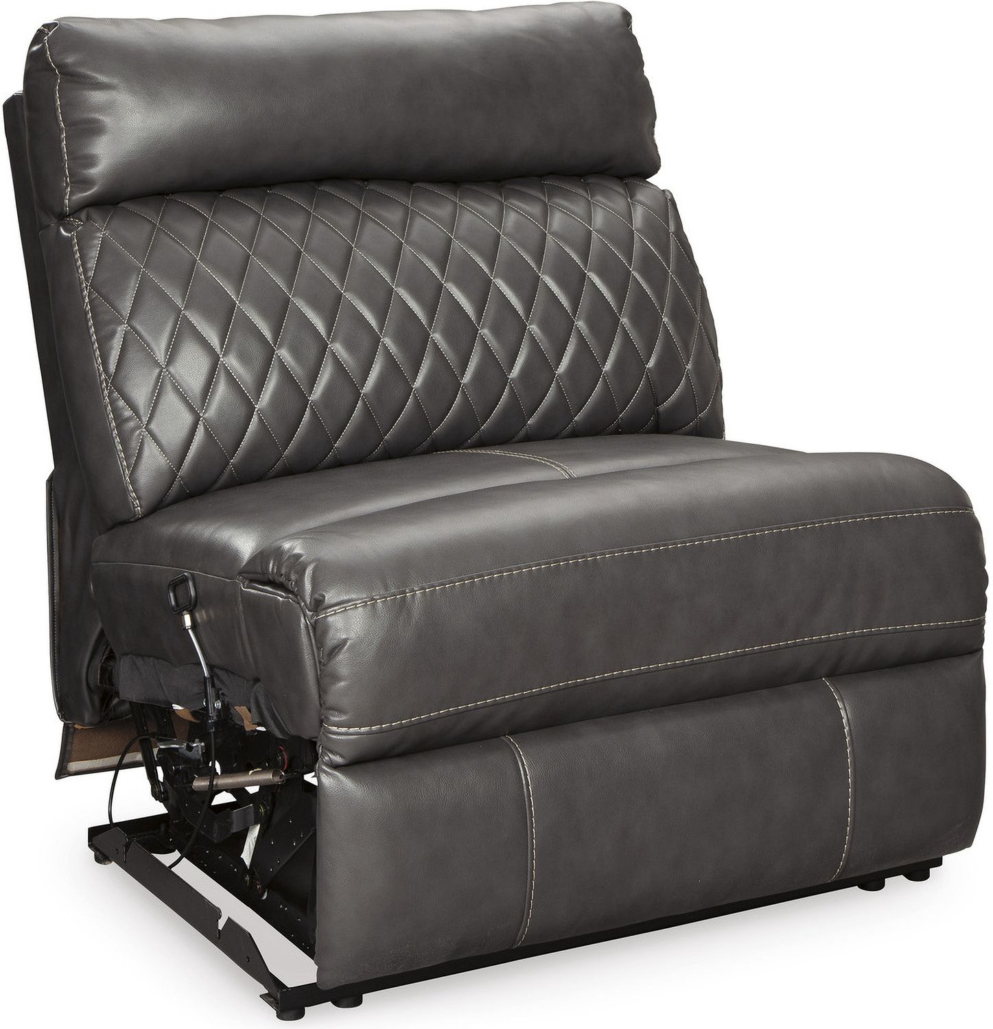 Samperstone 6-Piece Power Reclining Sectional In Gray 55203S2