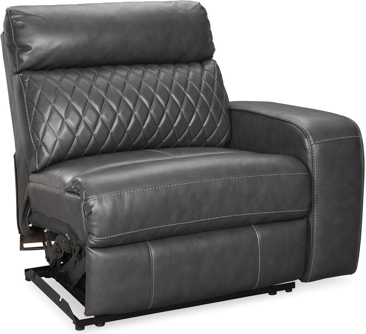 Samperstone 6-Piece Power Reclining Sectional In Gray 55203S2