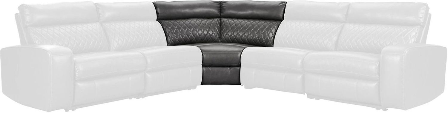 Samperstone 6-Piece Power Reclining Sectional In Gray 55203S2