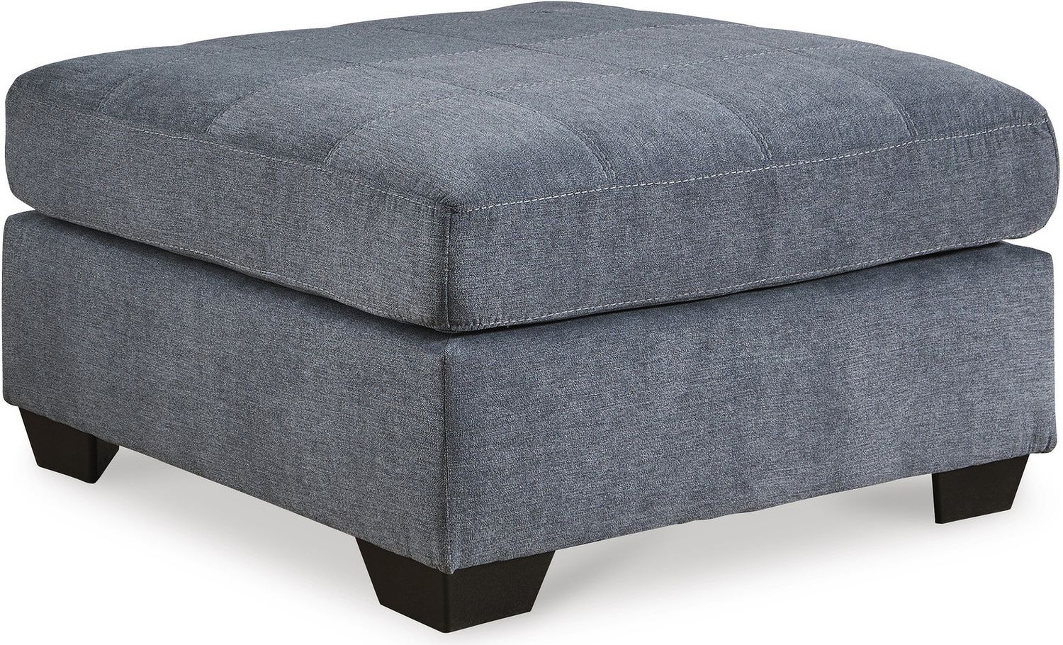 Marelton Oversized Accent Ottoman In Denim 5530308