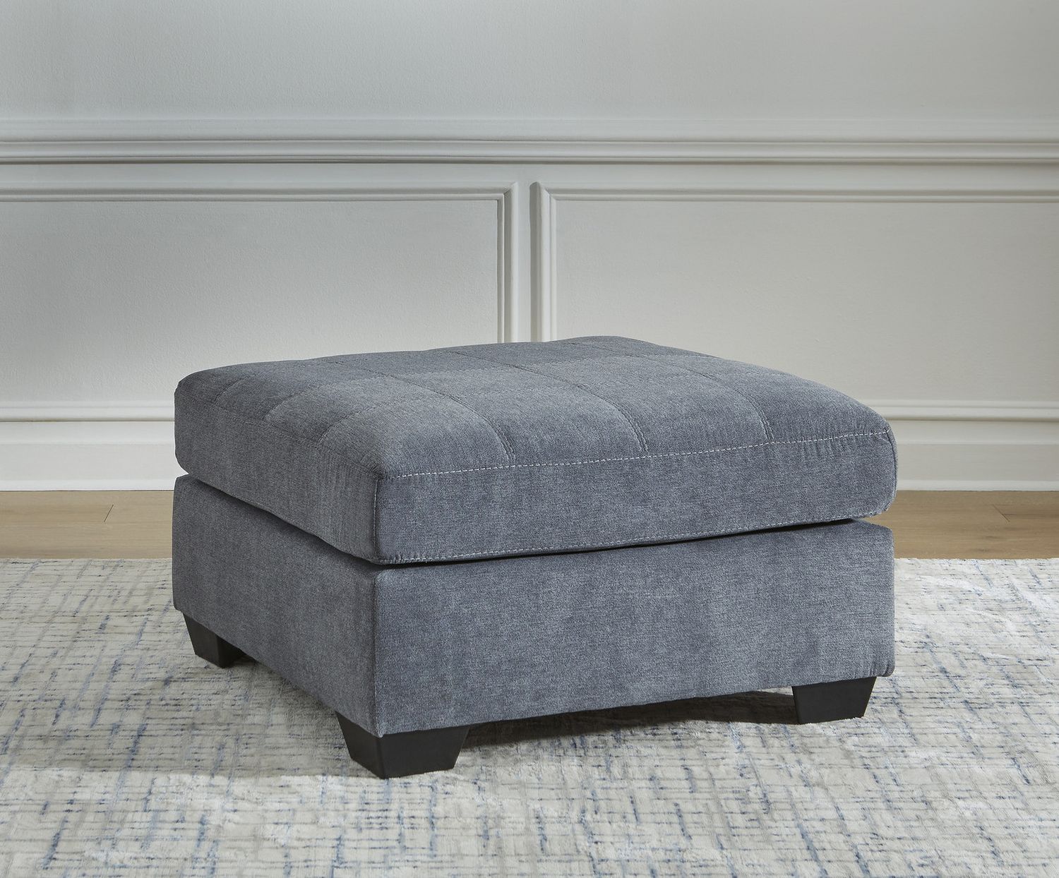 Marelton Oversized Accent Ottoman In Denim 5530308