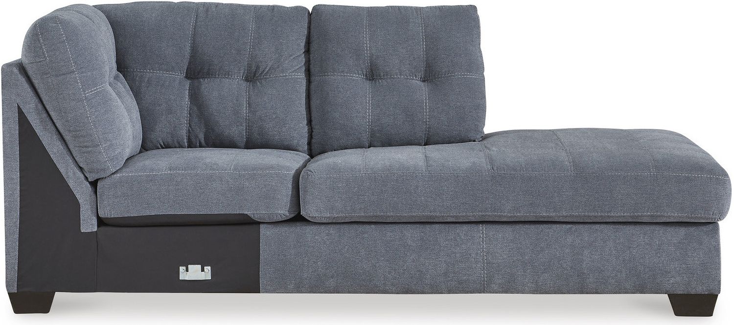 Marrelton 2-Piece RAF Sectional With Chaise In Denim 55303S2