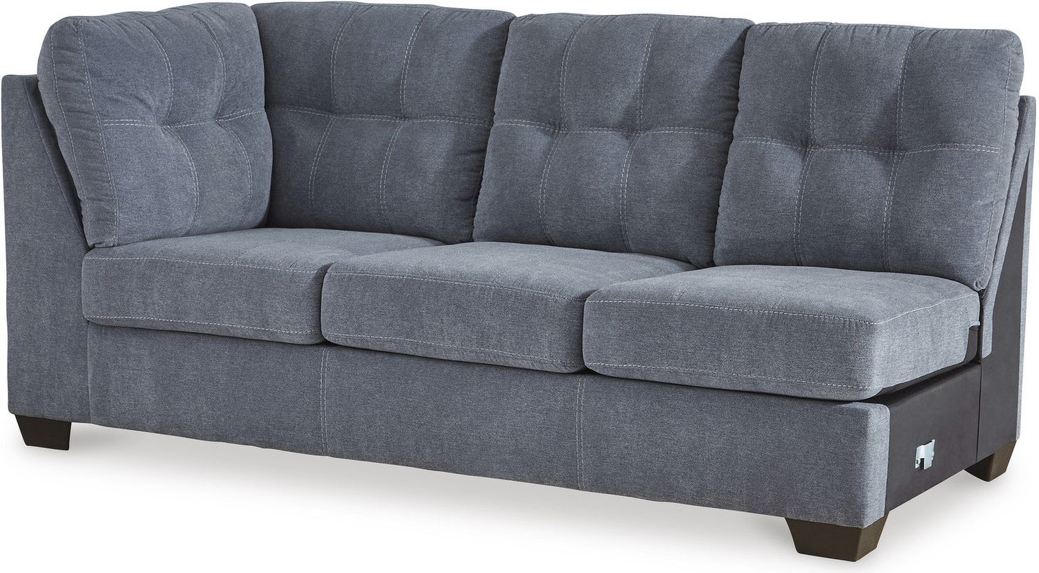 Marrelton 2-Piece RAF Sectional With Chaise In Denim 55303S2