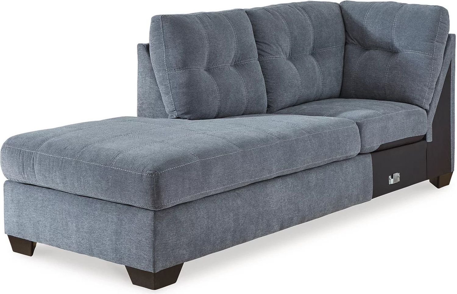 Marleton 2-Piece LAF Sleeper Sectional With Chaise In Denim 55303S3