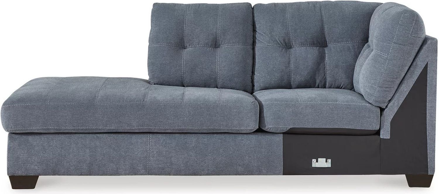 Marleton 2-Piece LAF Sleeper Sectional With Chaise In Denim 55303S3
