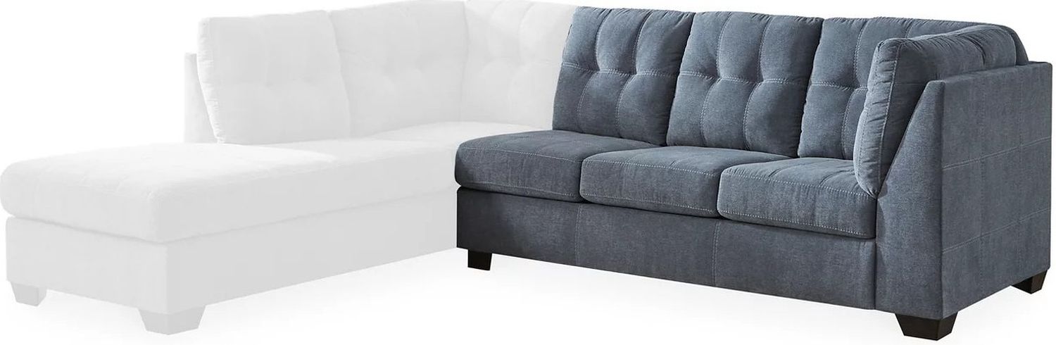 Marleton 2-Piece LAF Sleeper Sectional With Chaise In Denim 55303S3