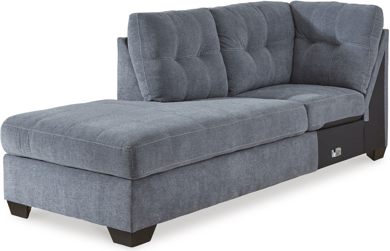 Marleton 2-Piece LAF Sleeper Sectional With Chaise In Denim 55303S3