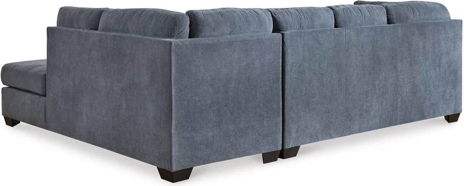 Marleton 2-Piece RAF Sleeper Sectional With Chaise In Denim 55303S4