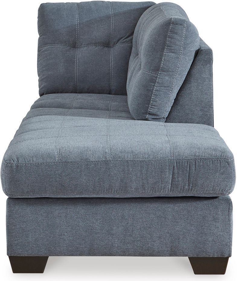 Marleton 2-Piece RAF Sleeper Sectional With Chaise In Denim 55303S4