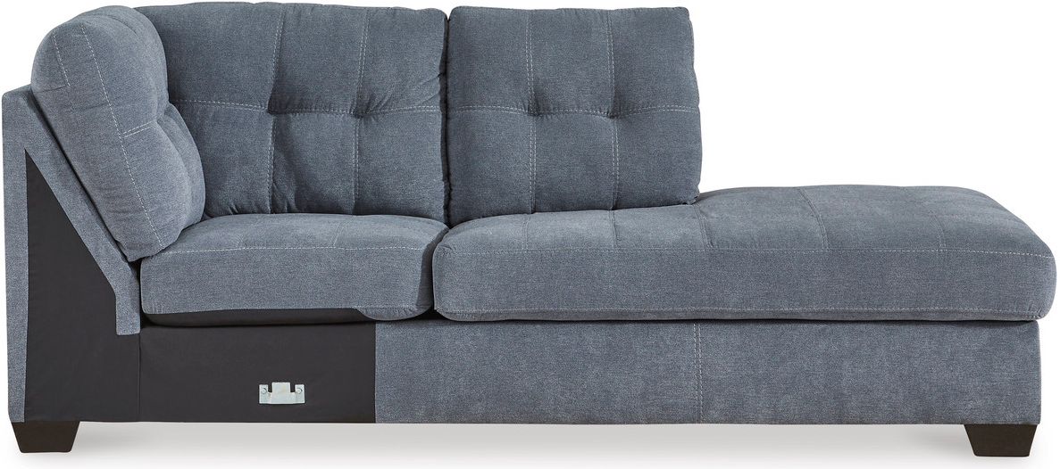 Marleton 2-Piece RAF Sleeper Sectional With Chaise In Denim 55303S4
