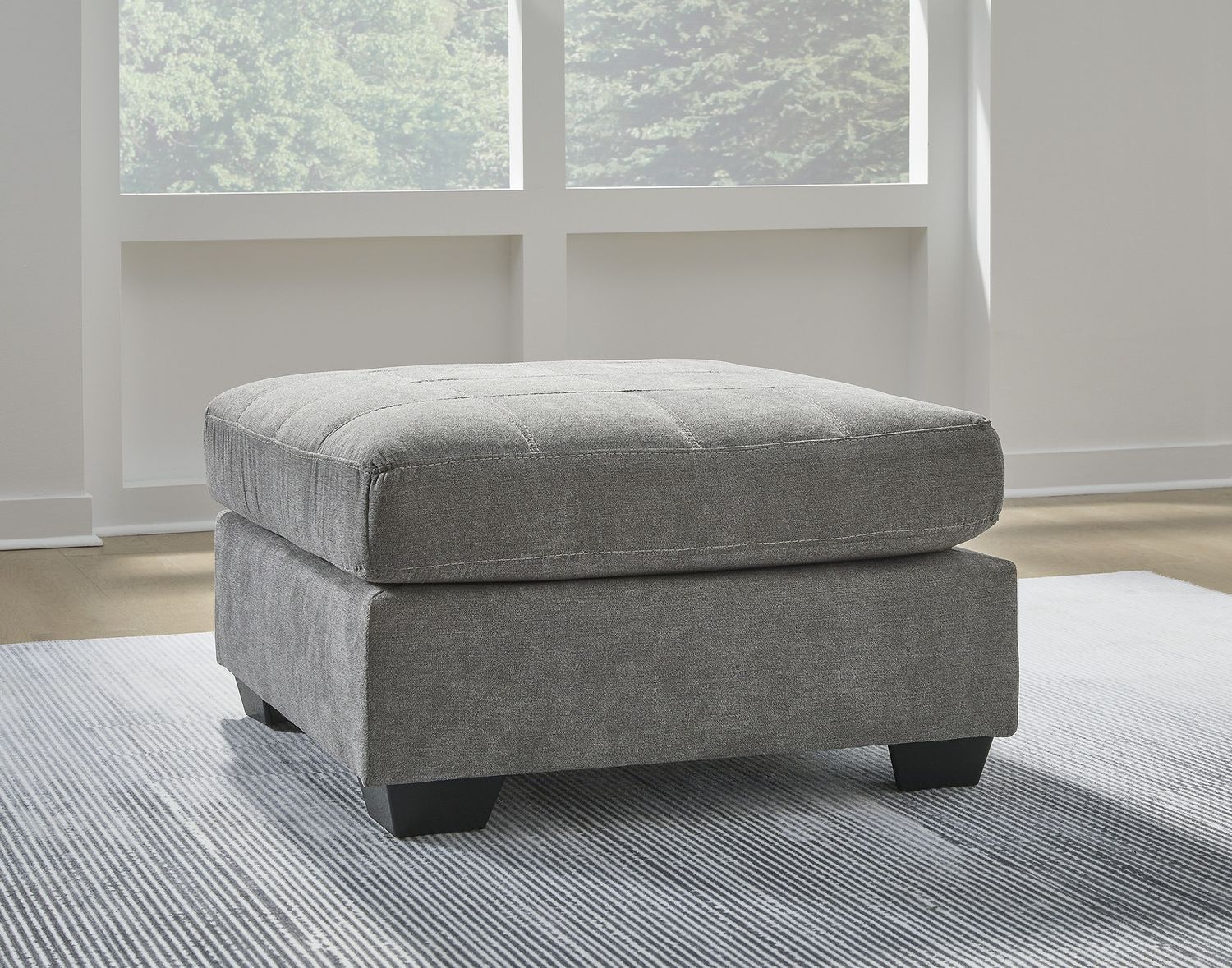 Marelton Oversized Accent Ottoman In Gray 5530508