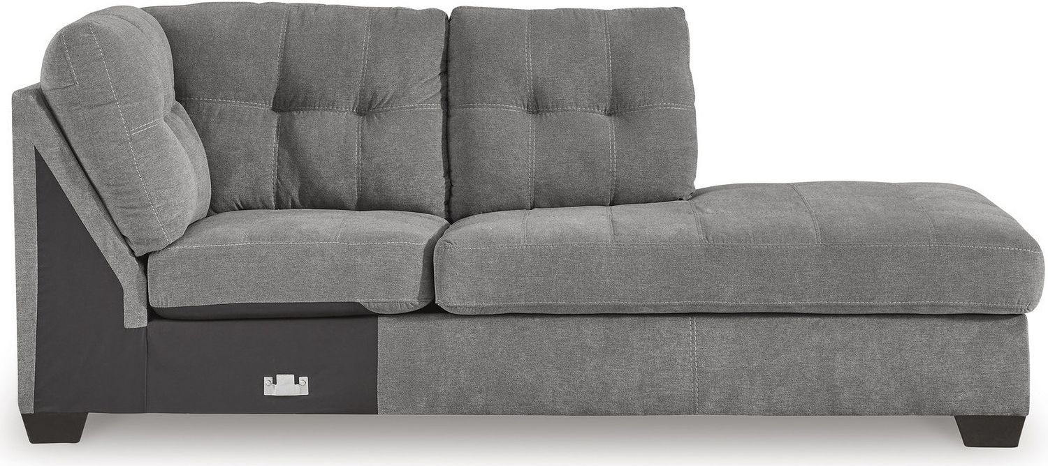 Marrelton 2-Piece RAF Sectional With Chaise In Gray 55305S2