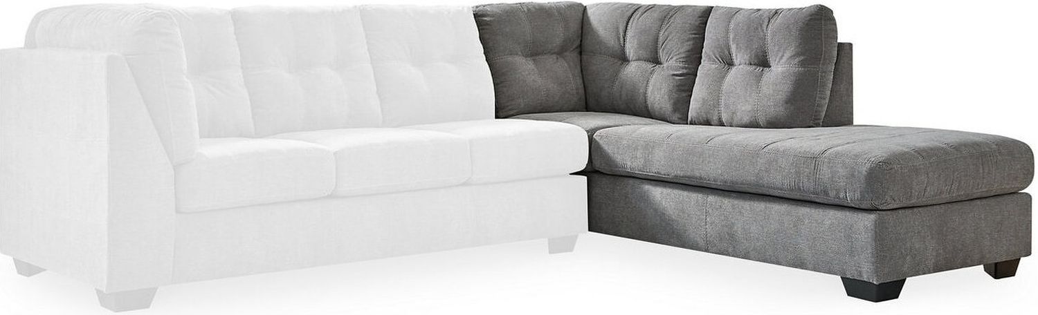 Marrelton 2-Piece RAF Sectional With Chaise In Gray 55305S2