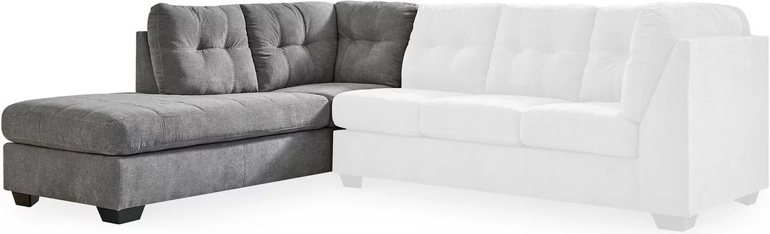 Marleton 2-Piece LAF Sleeper Sectional With Chaise In Gray 55305S3
