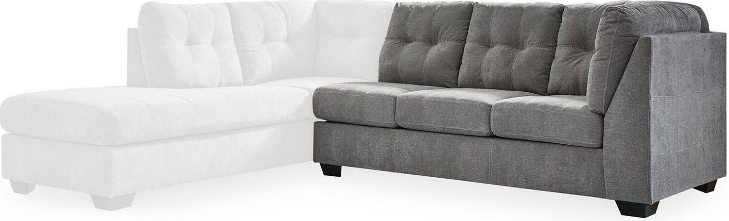 Marleton 2-Piece LAF Sleeper Sectional With Chaise In Gray 55305S3