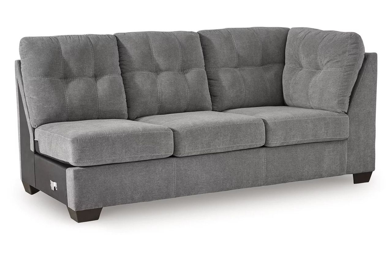 Marleton 2-Piece LAF Sleeper Sectional With Chaise In Gray 55305S3