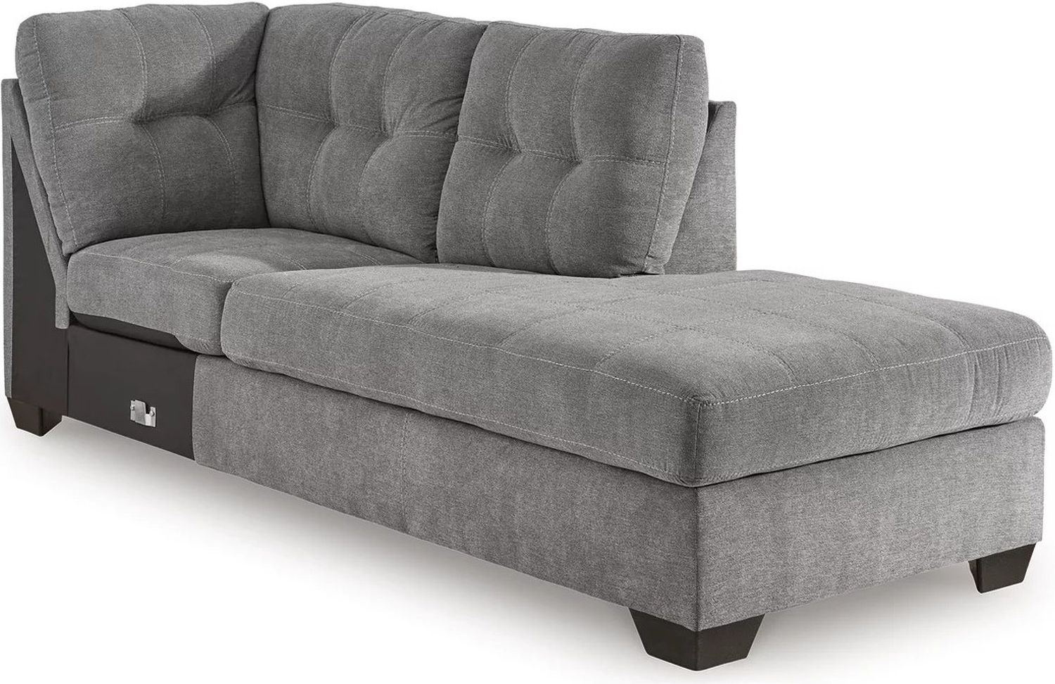 Marleton 2-Piece RAF Sleeper Sectional With Chaise In Gray 55305S4