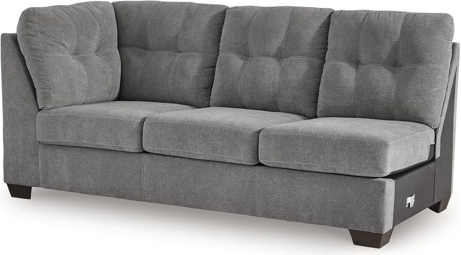 Marleton 2-Piece RAF Sleeper Sectional With Chaise In Gray 55305S4