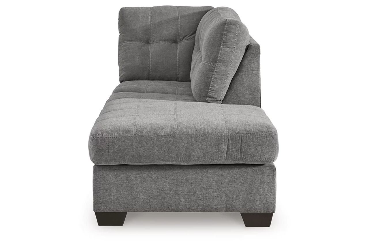 Marleton 2-Piece Sectional and Ottoman In Gray 55305U1