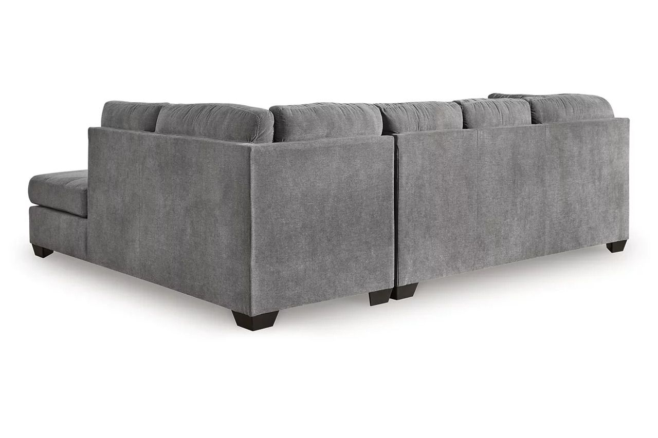 Marleton 2-Piece Sectional and Ottoman In Gray 55305U1