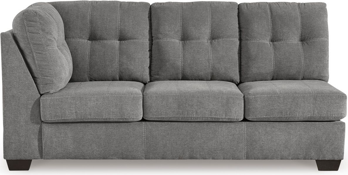 Marleton 2-Piece Sectional and Ottoman In Gray 55305U1