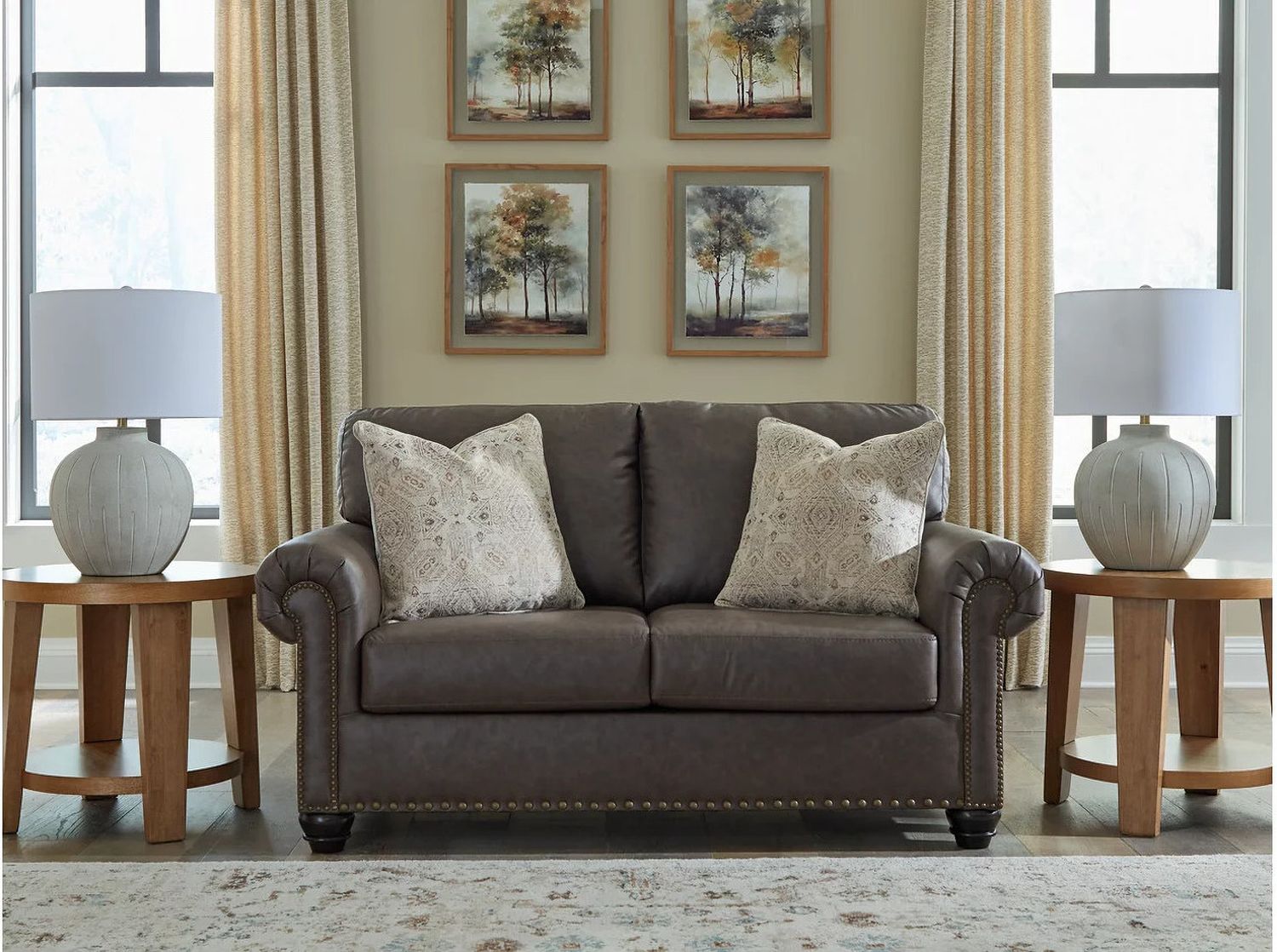 Roxmere Loveseat In Umber 5550335