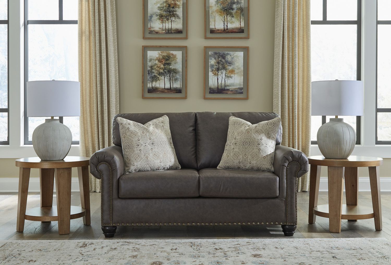 Roxmere Loveseat In Umber 5550335
