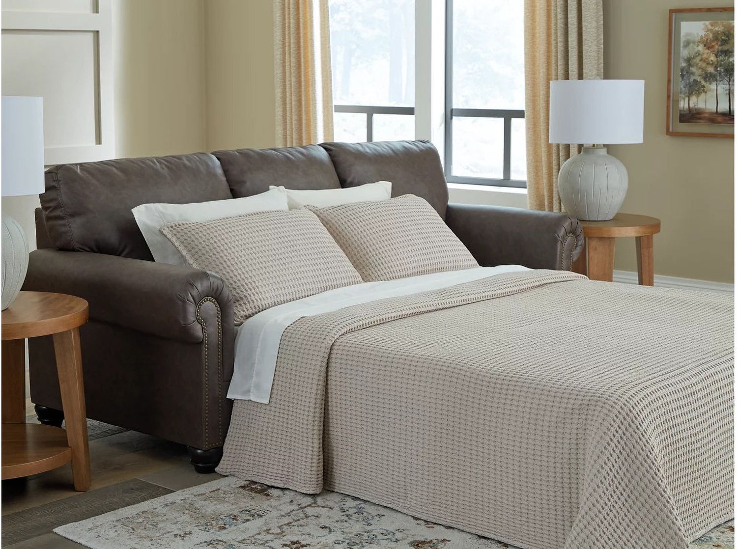 Roxmere Queen Sofa Sleeper In Umber 5550339