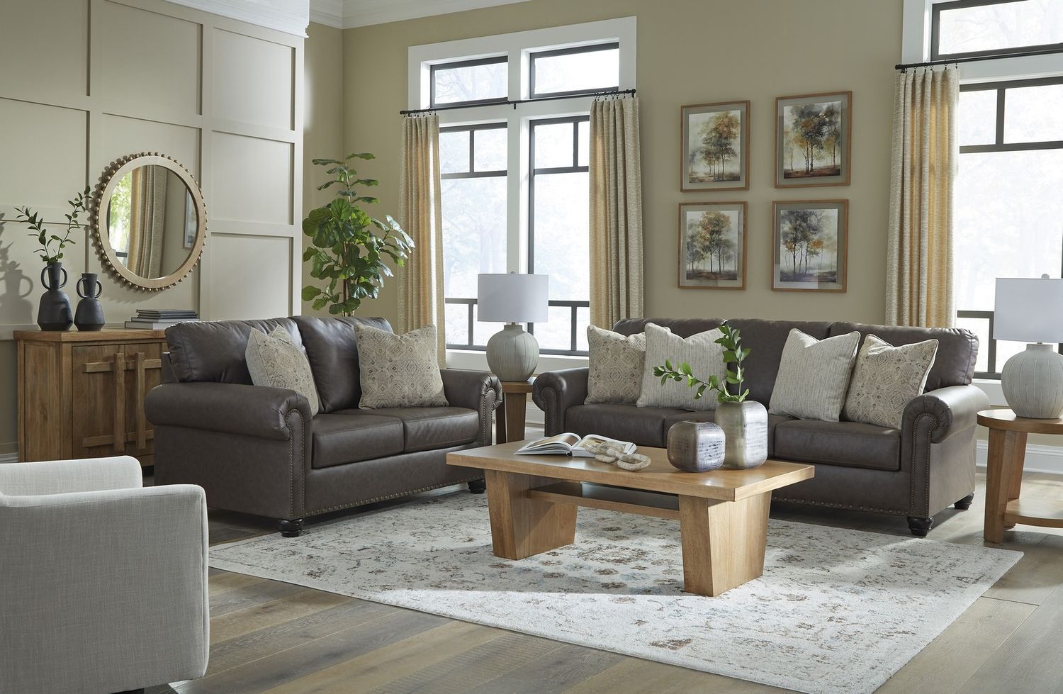 Roxmere Queen Sofa Sleeper In Umber 5550339