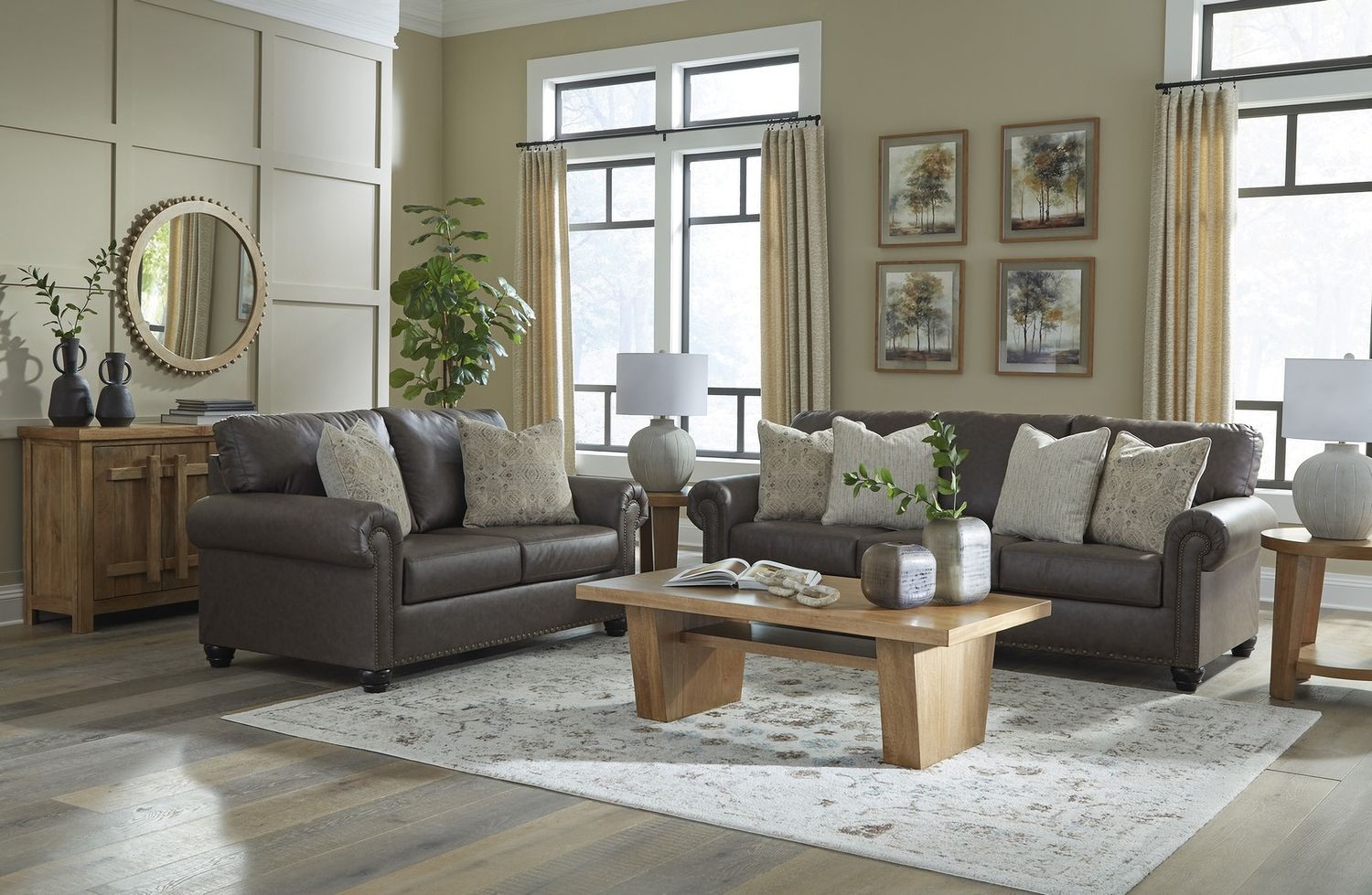 Roxmere Queen Sofa Sleeper In Umber 5550339