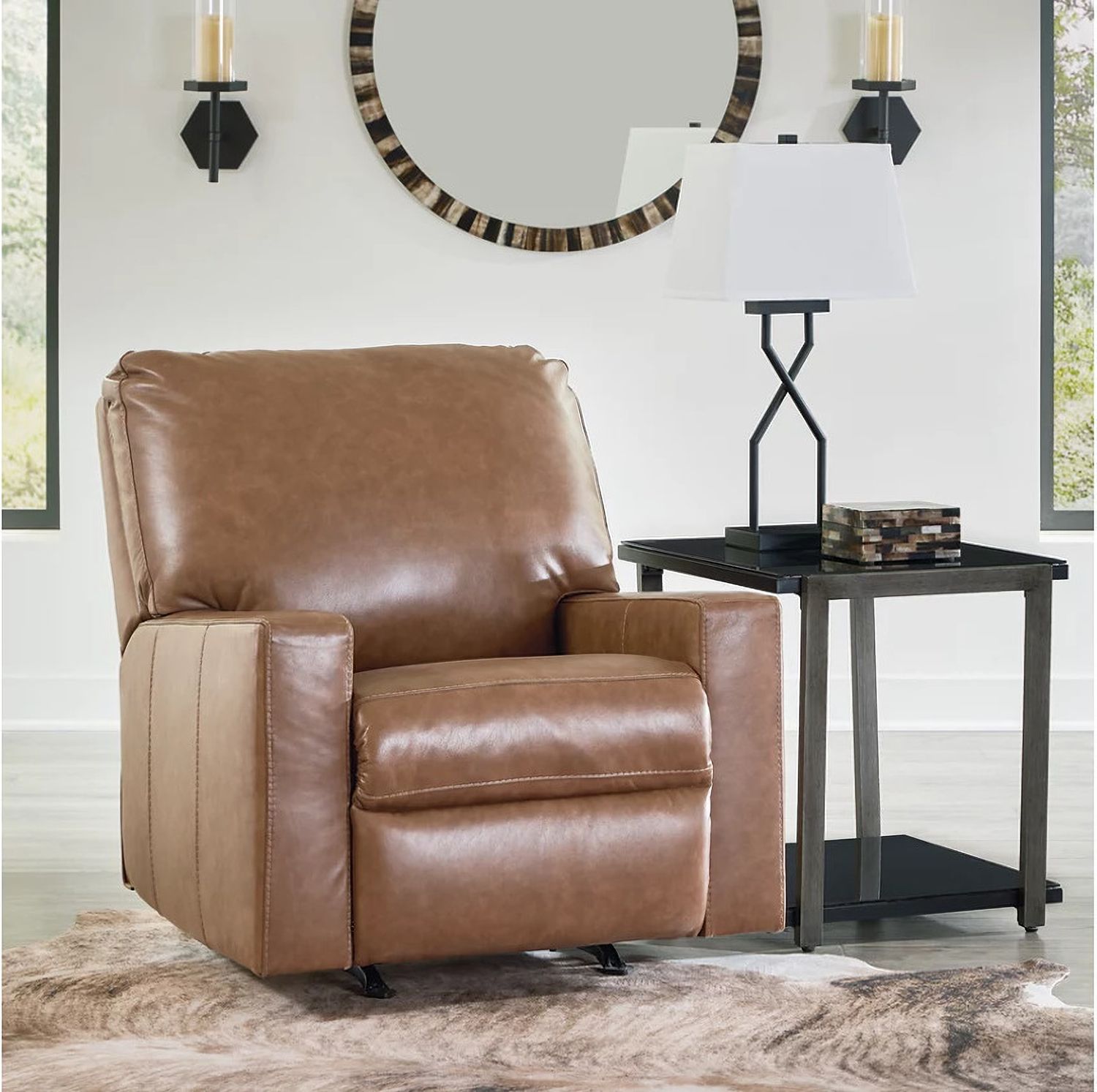 Bolsena Rocker Recliner In Caramel 5560325