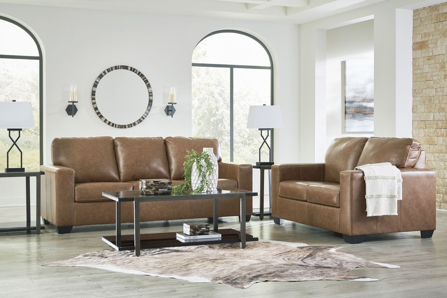 Bolsena Sofa In Caramel 5560338