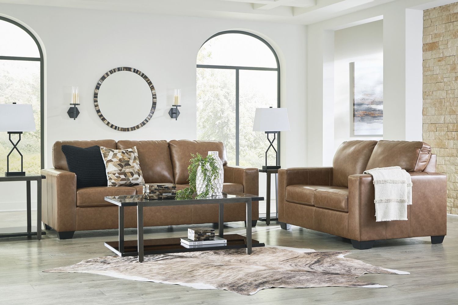 Bolsena Sofa In Caramel 5560338