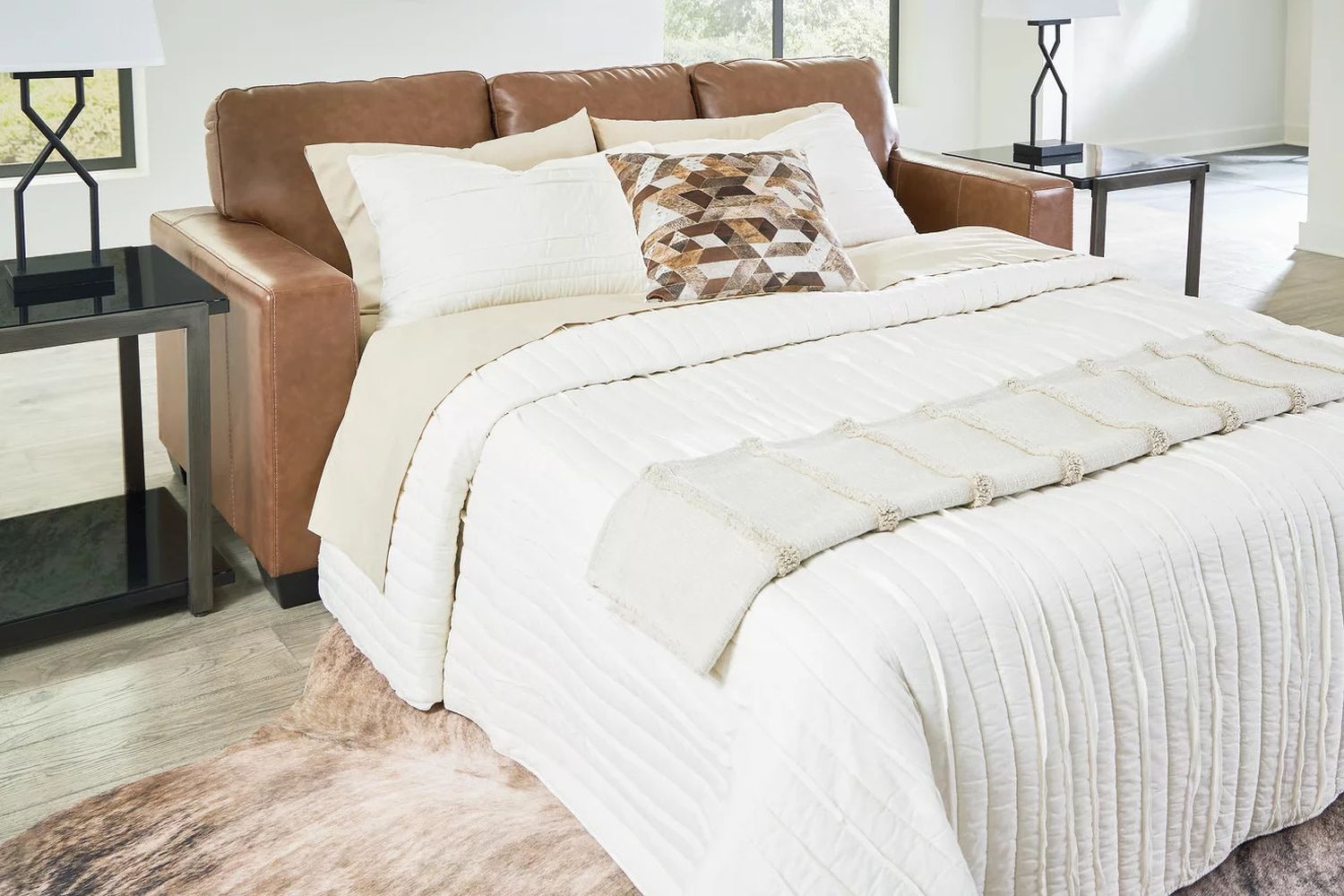 Bolsena Queen Sofa Sleeper In Caramel 5560339