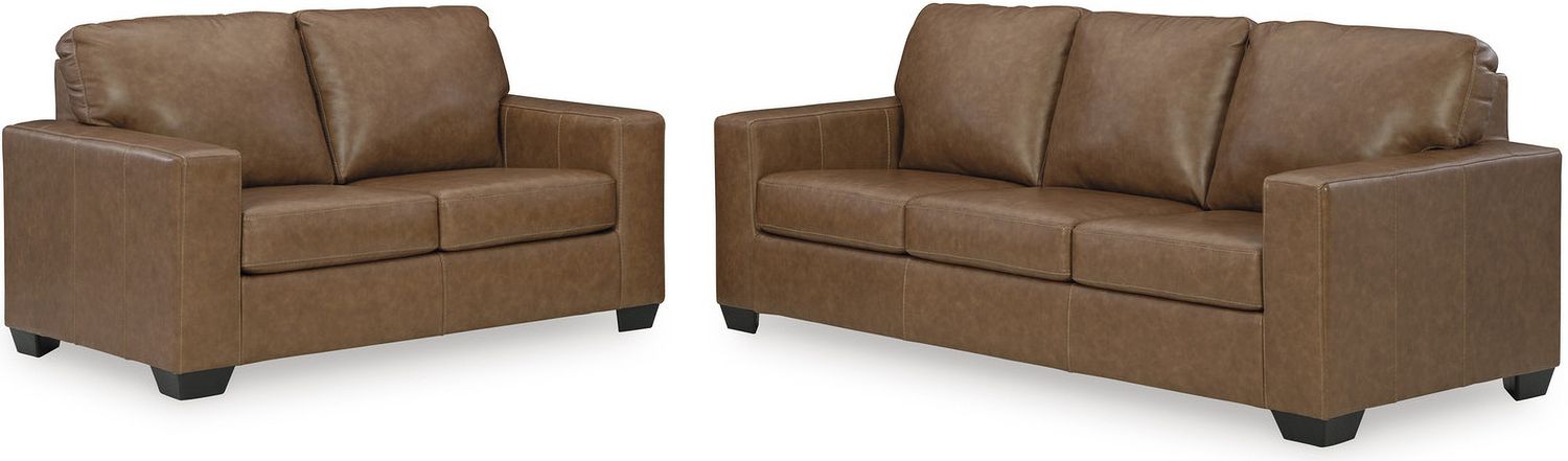 Bolsena Living Room Set In Caramel 55603U1