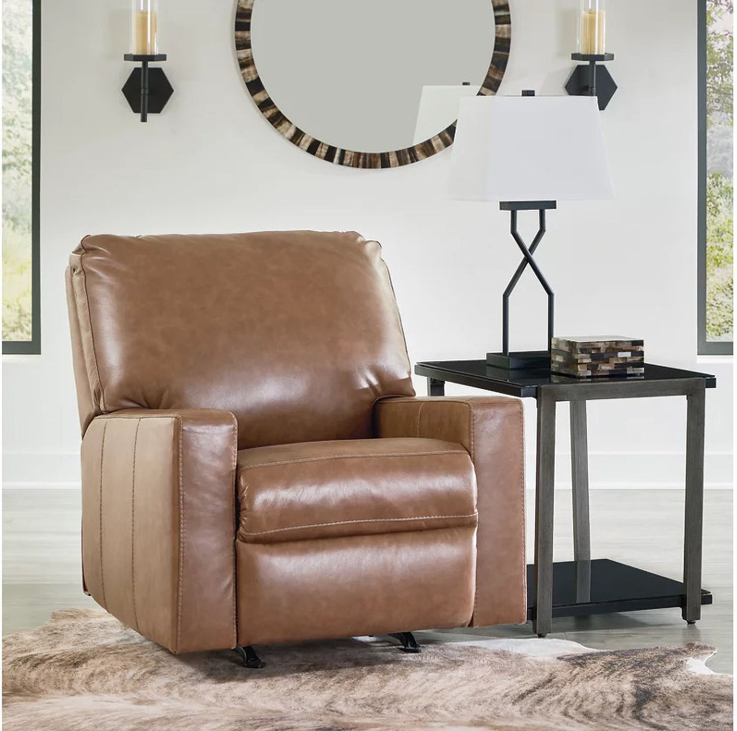Bolsena Living Room Set In Caramel 55603U1