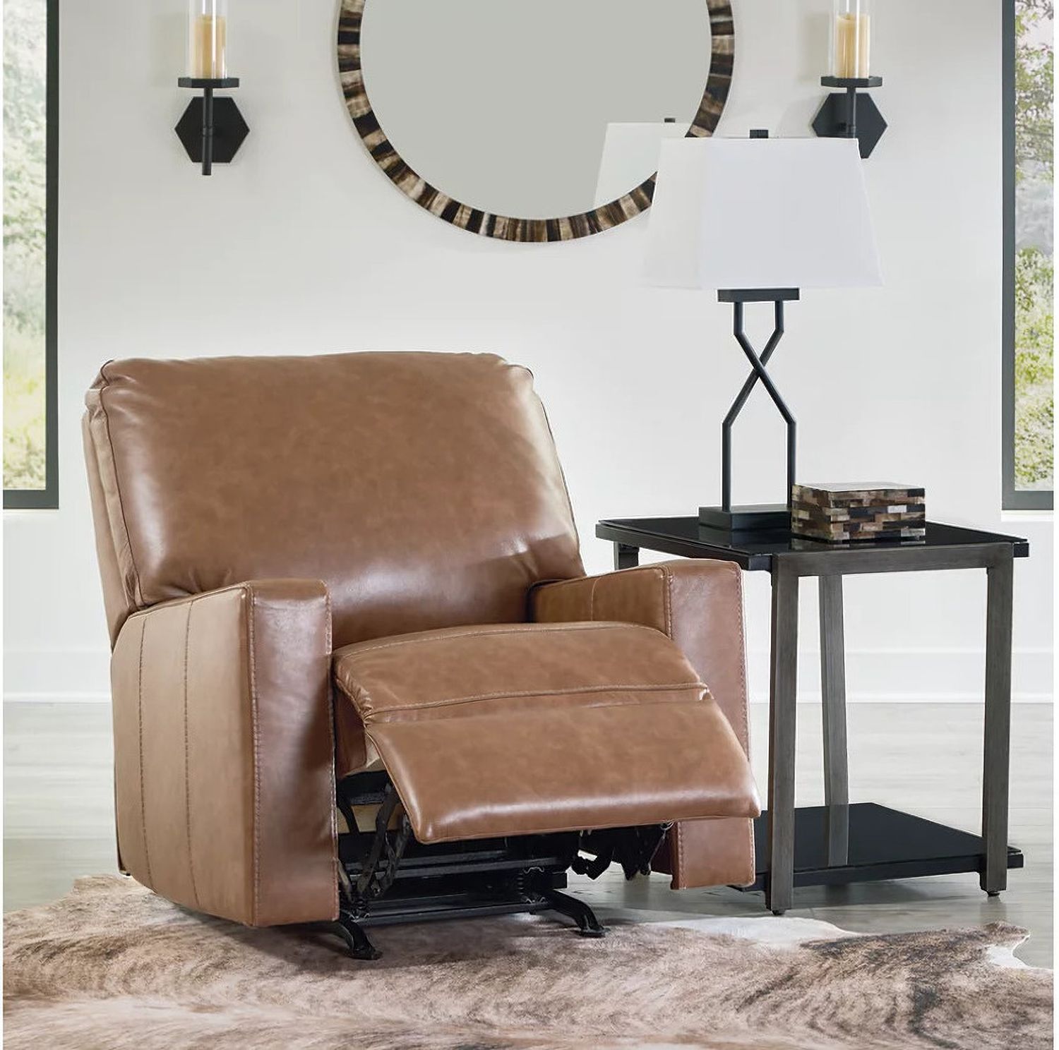 Bolsena Living Room Set In Caramel 55603U1