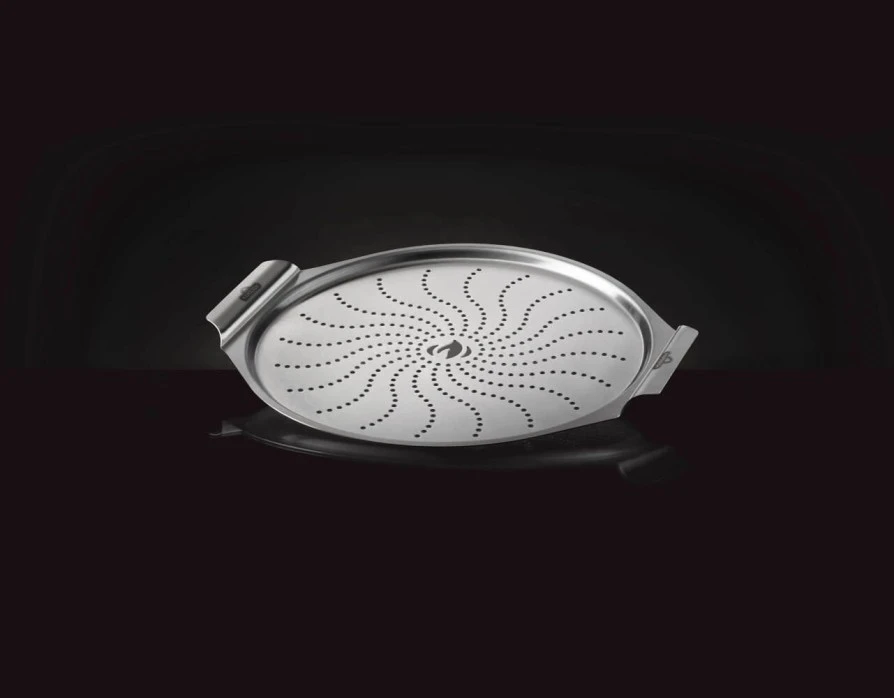 14 inch (35.5 cm) Stainless Steel Pizza Pan 56066