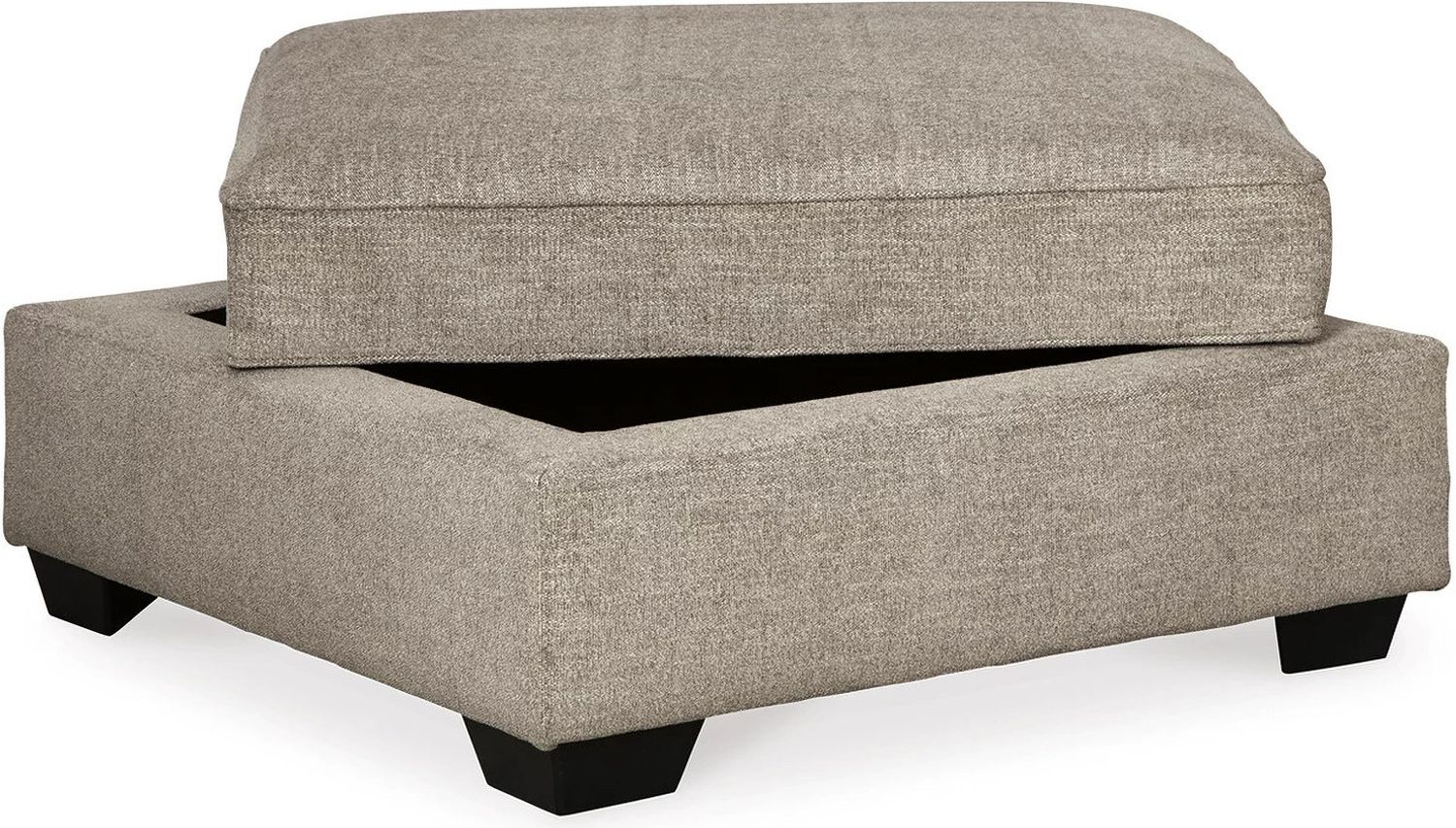 Bovarian Ottoman with Storage In Stone 5610311