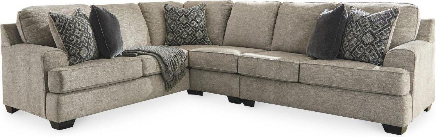 Bovarian 3-Piece LAF Sectional In Stone 56103S4